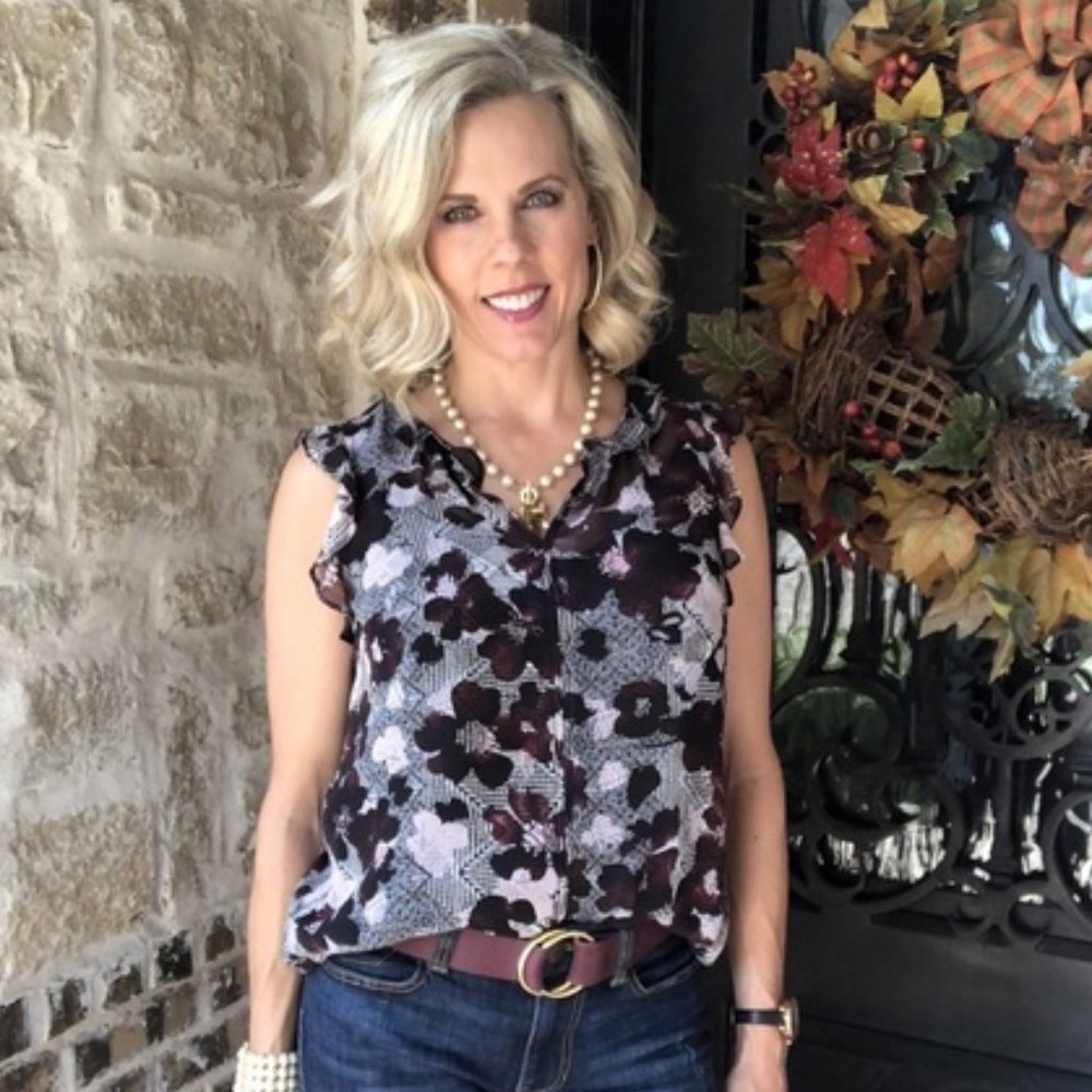 Cabi 3618 Weaver Blouse Medium VGUC
